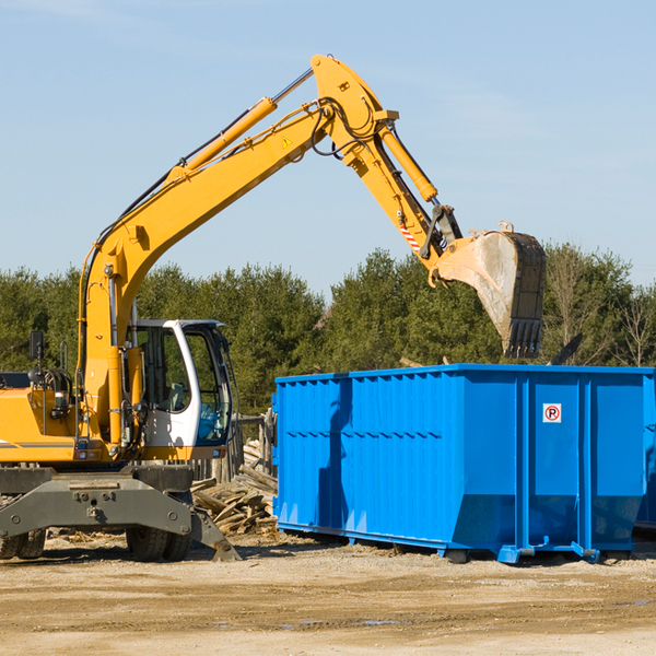 are there any restrictions on where a residential dumpster can be placed in Ambrose ND